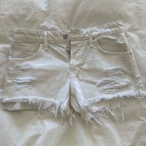 Joe’s jeans in white cutoff